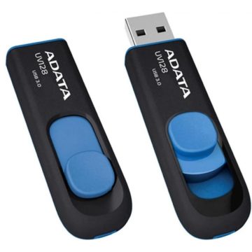 ADATA UV128 64GB USB 3.0 Fekete-Kék