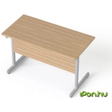   MAYAH Íróasztal szürke fémlábbal 120x70 cm Freedom SV-25 kőris
