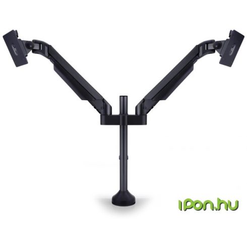 MULTIBRACKETS 7350022737204 M VESA Gas Lift Arm Dual 2 karos asztali konzol fekete