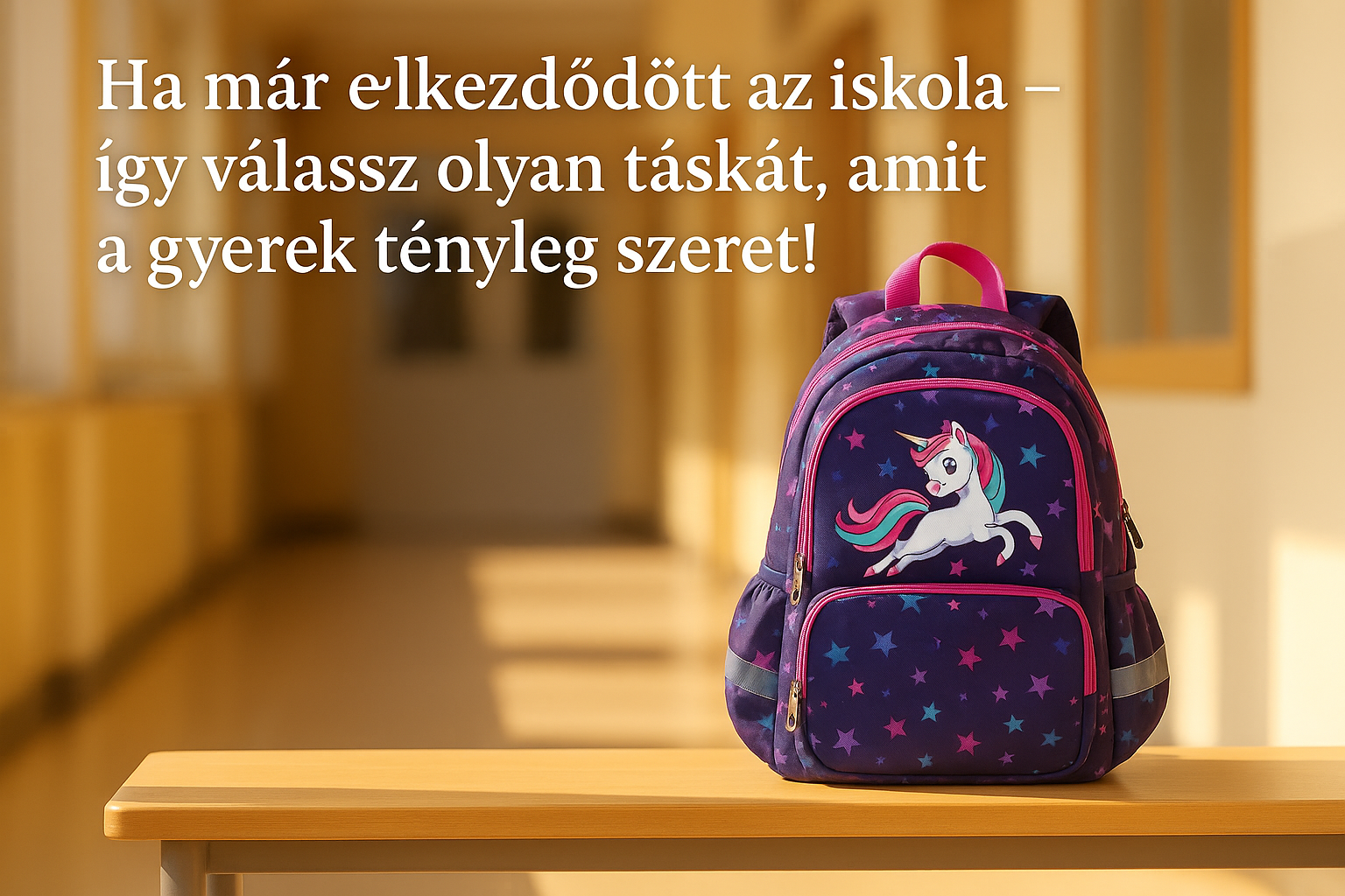 „Ha már elkezdődött az iskola – így válassz olyan táskát, amit a gyerek tényleg szeret!”